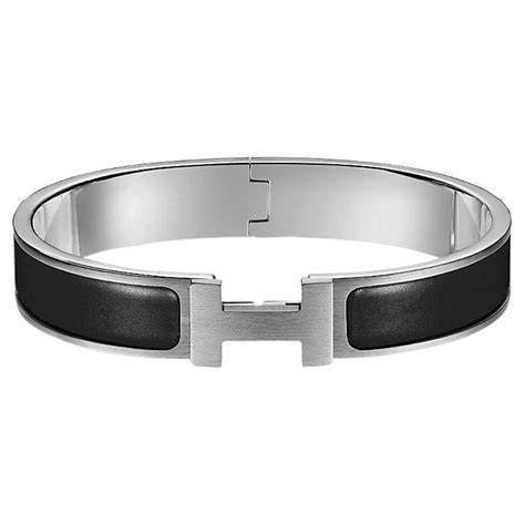 bracelet hermes noir mat
